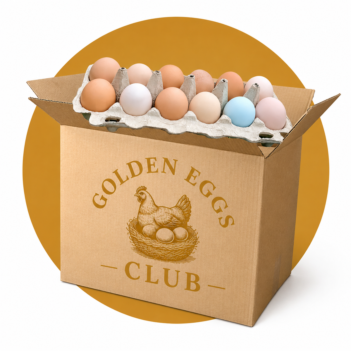 4 Dozen Egg Box